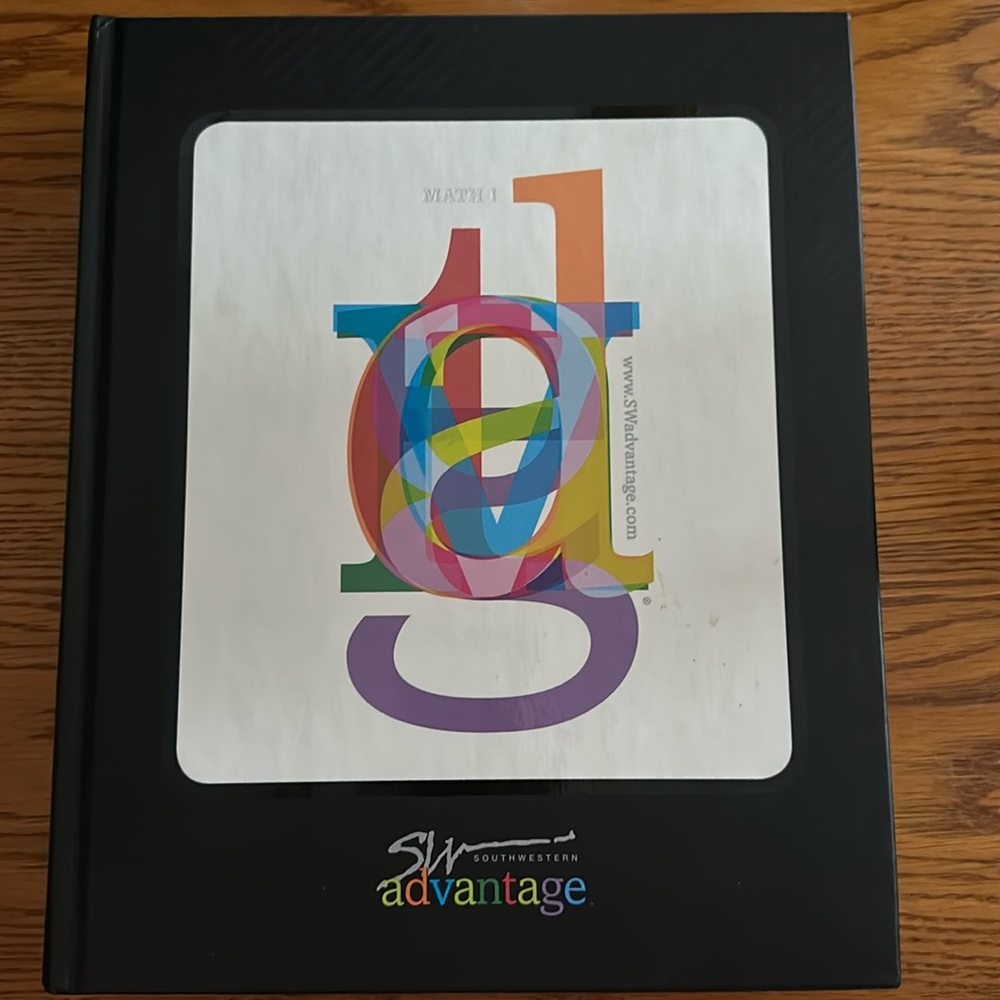 Southwestern Advantage Math 1&2 books